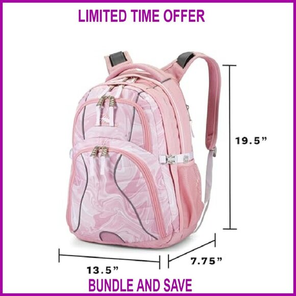 Large Laptop Backpack with Airflow Padding, 17-Inch Sleeve, Multiple Pockets